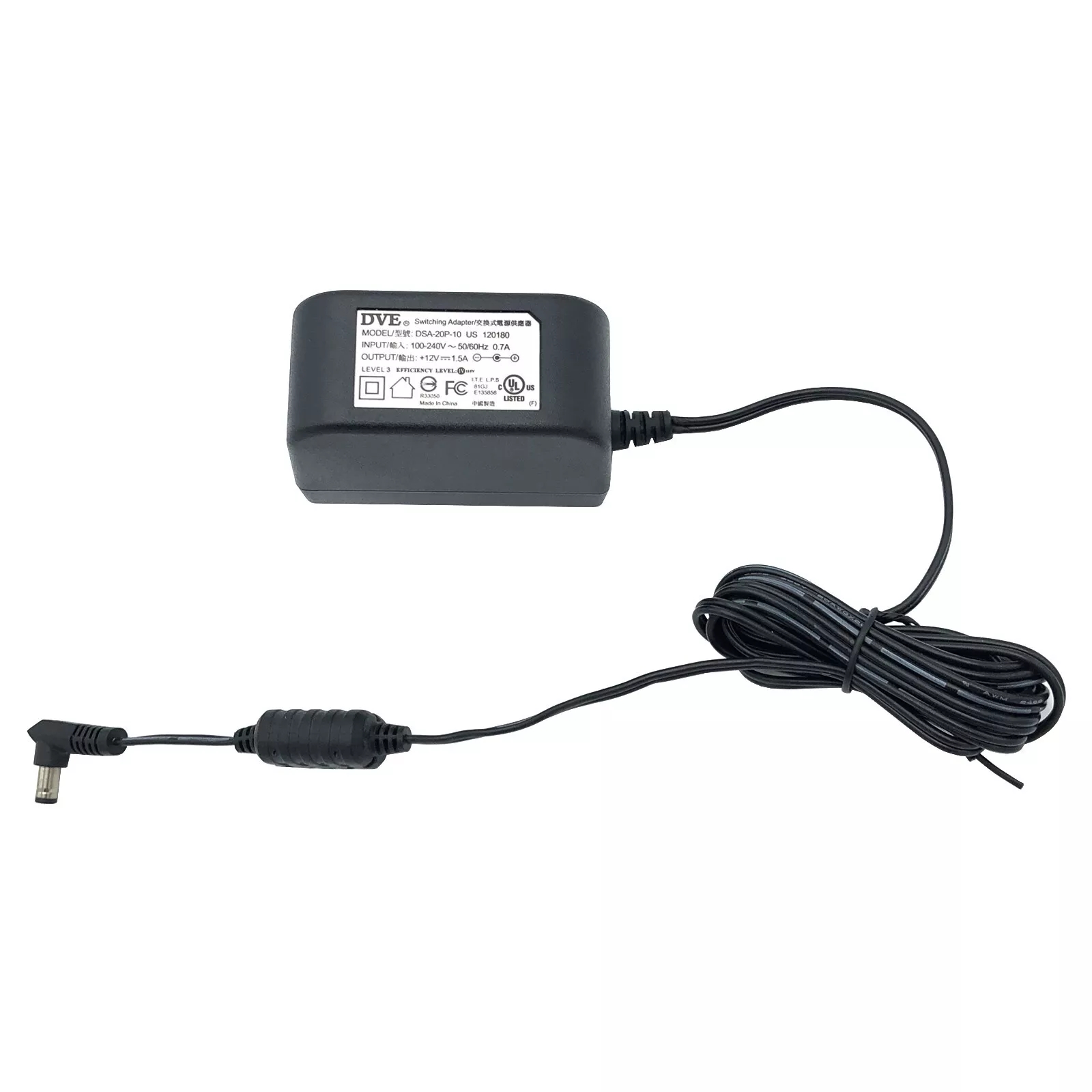 *Brand NEW*Genuine 12V 1.5A 18W DVE AC DC Wall Switching Adapter Model DSA-20P-10 Power Supply *Brand NEW*Genuine 12V 1.5A 18W DVE AC DC Wall Switching Adapter Model DSA-20P-10 Power Supply
